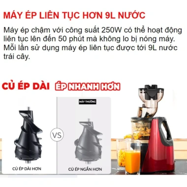 Máy Ép Chậm CAMEL AZ-201 - Ép Nguyên Quả, Rau Củ, Kiệt Bã, Tiện Lợi, Giá 890.000₫ TUIDO SHOP 7 Máy Ép Chậm CAMEL AZ-201 - Ép Nguyên Quả, Rau Củ, Kiệt Bã, Tiện Lợi, Giá 890.000₫ TUIDO SHOP 7