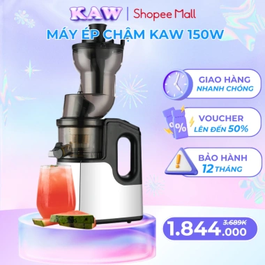 Máy ép chậm công nghiệp KAW 500W ép nguyên cả quả, kiệt bã, giữ dưỡng chất chỉ 1,420,000₫