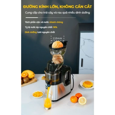 Máy Ép Chậm Công Nghiệp KAW K200 - Giữ Dinh Dưỡng, Bảo Hành, 1,420,000 VND 3 Máy Ép Chậm Công Nghiệp KAW K200 - Giữ Dinh Dưỡng, Bảo Hành, 1,420,000 VND 3