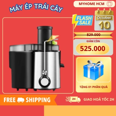 Máy ép chậm đa năng Trái Cây Rau Củ - Khởi động êm, tốc độ điều chỉnh, BH 12 tháng - Giá ưu đãi 491,553₫