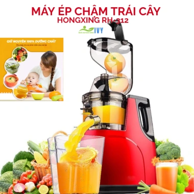 Máy ép chậm HONGXING RH-312 ép trái cây nguyên quả, kiệt bã, giữ dinh dưỡng, giá 693.000₫ Máy ép chậm HONGXING RH-312 ép trái cây nguyên quả, kiệt bã, giữ dinh dưỡng, giá 693.000₫