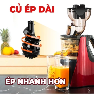 Máy Ép Chậm Hongxing RH-312 Giữ 95% Nước, Tặng 2 Cốc, Bảo Hành 12 Tháng, Giá 685.000₫