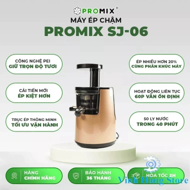 Máy ép chậm Hurom HU-19SGM và Promix SJ 06 - Bảo hành 3 năm, giá 2.5 triệu