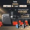 Máy ép chậm Karlin X5, ép rau củ không kẹt, xay hạt, mì sợi 2,39 triệu