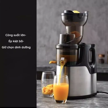 Máy Ép Chậm KAW Công Nghiệp: Công Suất Lớn, Cổng Nạp Rộng, Dễ Vệ Sinh, Giá 1.420.000 VND
