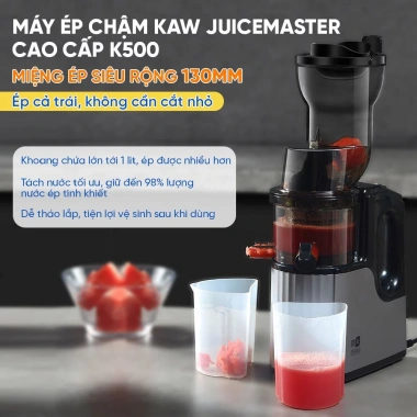 Máy ép chậm KAW công nghiệp - Giữ dinh dưỡng, vệ sinh nhanh, ép trái cây