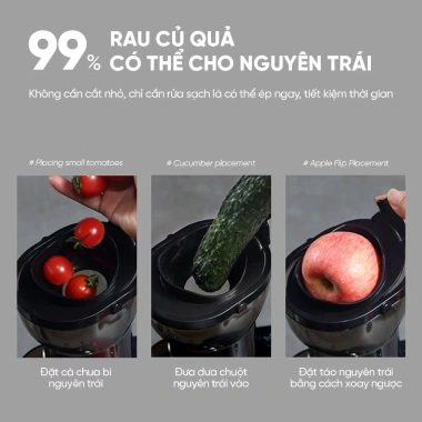 Máy ép chậm KAW công nghiệp - Giữ dinh dưỡng, vệ sinh nhanh, ép trái cây