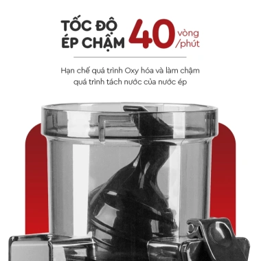 Máy Ép Chậm Lazychef 130W Kem Hoa Quả siêu mịn, Ép Trái Cây ép lạnh, giảm 22%