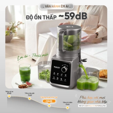 Máy ép chậm Masuto 0.6L - ép nguyên quả, kiệt bã, giá ưu đãi 1.534.000 VND 3