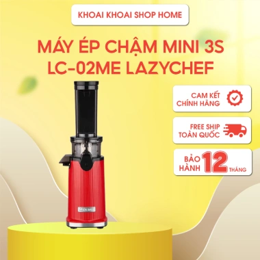 Máy Ép Chậm Mini 3S Lazychef – Ép Trái Cây, Kem Hoa Quả, Công Nghệ Ép Lạnh, Giá 820k