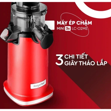 Máy Ép Chậm Mini 3S Lazychef – Ép Trái Cây, Kem Hoa Quả, Công Nghệ Ép Lạnh, Giá 820k 6 Máy Ép Chậm Mini 3S Lazychef – Ép Trái Cây, Kem Hoa Quả, Công Nghệ Ép Lạnh, Giá 820k 6