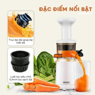 Máy Ép Chậm Mini Venko VS-M150 150W – Ép Trái Cây, Hoa Quả, Làm Kem, Kiệt Bã, Giá Ưu Đãi 750k