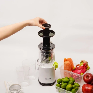 Máy ép chậm Mitomo EC-55 chính hãng - Ép hoa quả, rau củ, giữ vitamin, bảo hành 3 năm, giảm còn 1.399.000₫