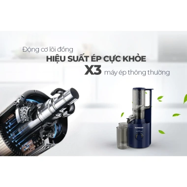Máy ép chậm Sunhouse SHD5.512 250W - 600ml, động cơ lõi đồng, tự ngắt quá nhiệt, giá ưu đãi 1,184,000₫ 4 Máy ép chậm Sunhouse SHD5.512 250W - 600ml, động cơ lõi đồng, tự ngắt quá nhiệt, giá ưu đãi 1,184,000₫ 4