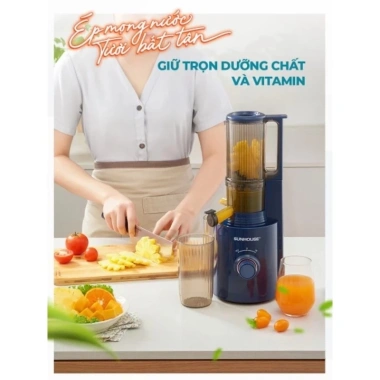 Máy ép chậm Sunhouse SHD5.512 250W - Công nghệ ép tươi thông minh, ép tối đa, giữ vitamin, giá 1.399.000₫ 2 Máy ép chậm Sunhouse SHD5.512 250W - Công nghệ ép tươi thông minh, ép tối đa, giữ vitamin, giá 1.399.000₫ 2
