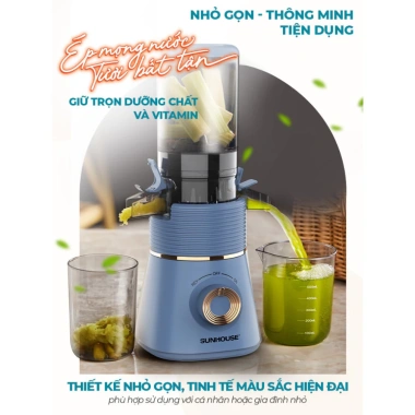 Máy ép chậm SUNHOUSE SHD5.518 ép chậm thông minh bảo hành 12 tháng, giá 1.42 triệu 4