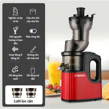 Máy ép chậm THERNIS công suất lớn, công nghệ tách nước giữ dưỡng chất, BH 12 tháng - Giá 1,42 triệu 6