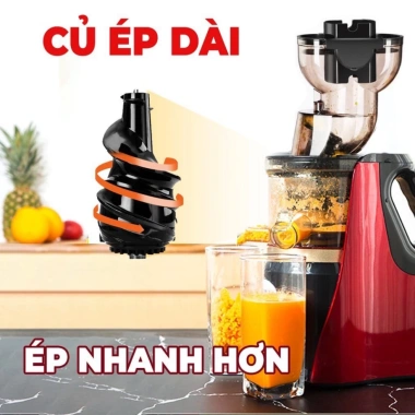 Máy ép chậm trái cây và sinh tố Nine Shield KBF8-B công nghệ Nhật Bản, bảo hành 12 tháng, giá ưu đãi 696k