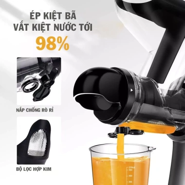 Máy ép chậm trục ngang Venko VS30 200W - Ép trái cây, rau củ không tiếng ồn, kiệt bã, giá 1.823.878₫