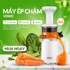 Máy ép chậm Venko VS-M150 - ép trái cây, rau củ, làm kem & sữa hạt, kèm cốc, chổi