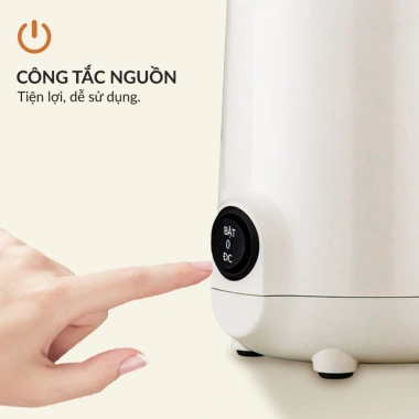 Máy ép chậm Venko VS-M150 - ép trái cây, rau củ, làm kem & sữa hạt, kèm cốc, chổi