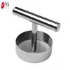 Máy ép hamburger thép không gỉ, máy làm patty chống dính, điều chỉnh độ dày, làm bít tết nhanh 9