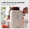 Máy ép hoa quả chậm Japan Design 0.6L 130W - Nước ép 98% nguyên, bảo hành 2 năm 2