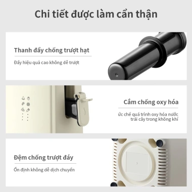 Máy ép hoa quả chậm Japan Design 0.6L 130W - Nước ép 98% nguyên, bảo hành 2 năm 8