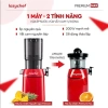 Máy ép hoa quả Premium Lazychef LC04ME DTPA 200W - Ép nguyên quả, tháo lắp 3 giây, làm kem tiện lợi, giảm giá 16