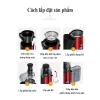Máy ép nguyên quả hiện đại 2 chế độ ép nhanh - Công nghệ siêu kiệt, giá 475.000₫ 9