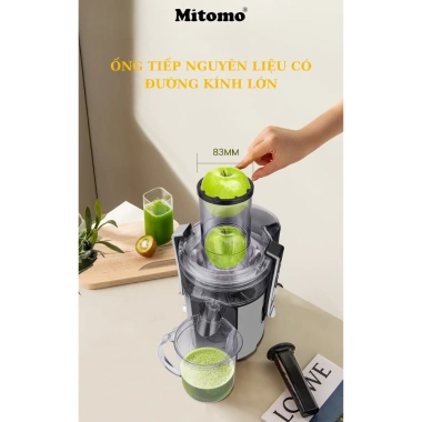 Máy ép nhanh Mitomo KJ3.057 1.000W - Công suất cao, giảm giá 1.995k, hàng chính hãng