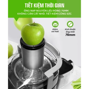 Máy ép nhanh trái cây GREENMIX GM-100 1.000W, miệng 75mm - giá ưu đãi 1.45 triệu