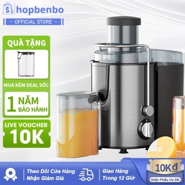 Máy ép nhanh trái cây rau củ điều chỉnh tốc độ, bảo hành 12 tháng, giá 449.000đ