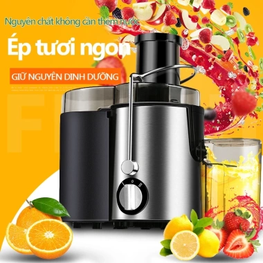 Máy ép nhanh trái cây rau củ điều chỉnh tốc độ, bảo hành 12 tháng, giá 449.000đ