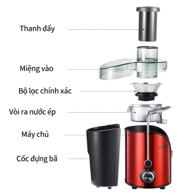 Máy ép nhanh tự động thép không gỉ, tách ép nước thương mại - Giá chỉ 285.000₫ 8