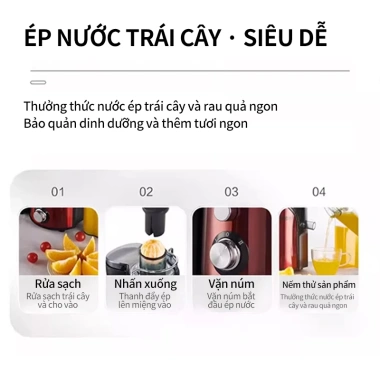 Máy ép nhanh tự động thép không gỉ, tách ép nước thương mại - Giá chỉ 285.000₫ 9