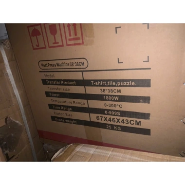 Máy ép nhiệt phẳng 38x38 đời mới - ép chuyển nhiệt, cườm, mếch dễ sử dụng, giảm giá 34.5tr