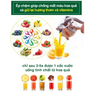 Máy ép trái cây cầm tay chuyên dụng - Ép hoa quả nhanh, tiện lợi, thông minh, giá sỉ 145.000đ