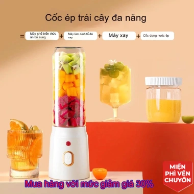 Máy ép trái cây cầm tay nhỏ gọn, sạc lại, đa năng nghiền đá 312.737 VND 2 Máy ép trái cây cầm tay nhỏ gọn, sạc lại, đa năng nghiền đá 312.737 VND 2