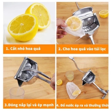Máy ép trái cây cầm tay siêu bền: Giá 79.000đ, giảm 94.800đ, ép nhanh