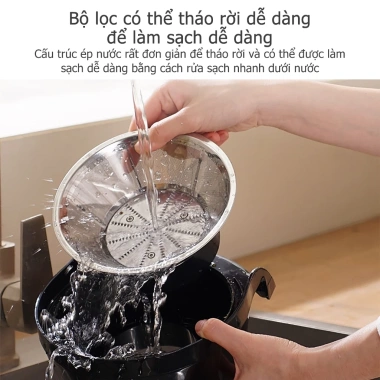 Máy ép trái cây chậm đa chức năng HODEKT 400W 600ml – Ép lá nguyên hạt, giá ưu đãi 569.000₫