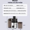 Máy ép trái cây công nghiệp Mitomo KJ-3.057 1.000W - Chuyên dụng quán nước ép, hàng chính hãng, giá ưu đãi 2.195.000 VND 8