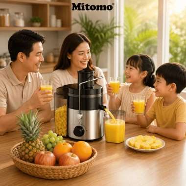 Máy ép trái cây công nghiệp Mitomo KJ-3.057 1.000W - Chuyên dụng quán nước ép, hàng chính hãng, giá ưu đãi 2.195.000 VND