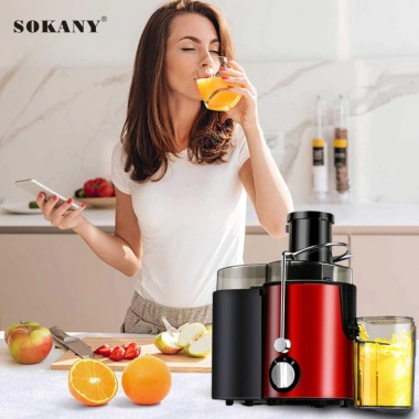 Máy ép trái cây nguyên hạt Sokany 022 500ml 1.000W siêu mạnh, bảo hành 12 tháng, chỉ 649.000₫