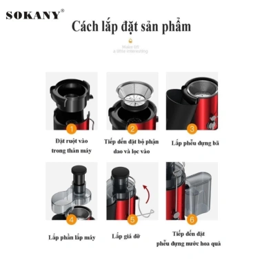 Máy ép trái cây nguyên hạt Sokany 022 500ml 1.000W siêu mạnh, bảo hành 12 tháng, chỉ 649.000₫ 8 Máy ép trái cây nguyên hạt Sokany 022 500ml 1.000W siêu mạnh, bảo hành 12 tháng, chỉ 649.000₫ 8