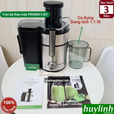 Máy ép trái cây nhanh 1.000W Promix FJ-01 - Bảo hành 3 năm, Giá ưu đãi 1,885,000₫ 4