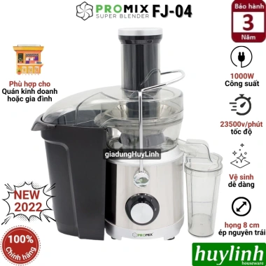 Máy ép trái cây nhanh 1.000W Promix FJ-01 - Bảo hành 3 năm, Giá ưu đãi 1,885,000₫ 10
