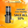 Máy ép trái cây Nineshield SJ08 250W miệng ép lớn, ép kiệt bã, bảo hành 12 tháng, chỉ 1.113.000₫ 2