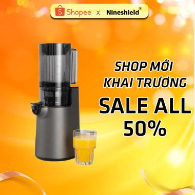 Máy ép trái cây Nineshield SJ08 250W miệng ép lớn, ép kiệt bã, bảo hành 12 tháng, chỉ 1.113.000₫ 2