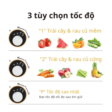 Máy ép trái cây Osako EP-606 500W - Ép nhanh, bảo hành 12 tháng, chỉ 860.000₫